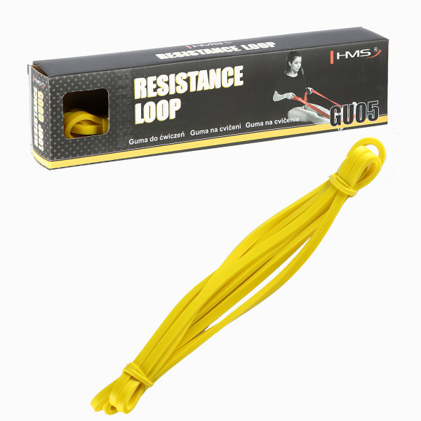 YELLOW 6.4 x 4.5 x 2080 MM TRAININGSBAND HMS