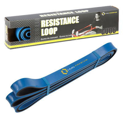 BLAU-SCHWARZ 21 x 5 x 2250 MM TRAININGSBAND HMS PREMIUM