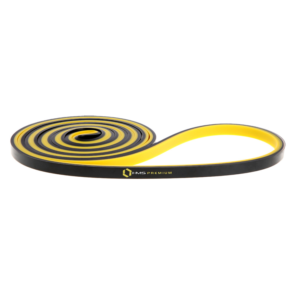 GELB-SCHWARZ 9 x 5 x 2250 MM TRAININGSBAND HMS PREMIUM