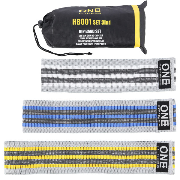 SET 3-IN-1 HIP BANDS ONE FITNESS