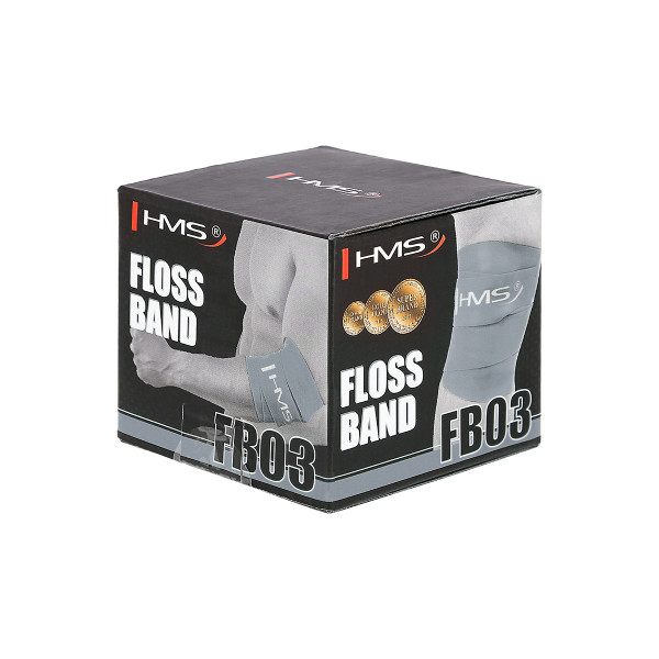 GREY 1.5 x 50 x 2080 MM FLOSS BAND TRAININGSBAND HMS