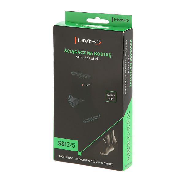 TÜRKISFARBIG-SCHWARZ GRÖßE M KNÖCHELBANDAGE HMS