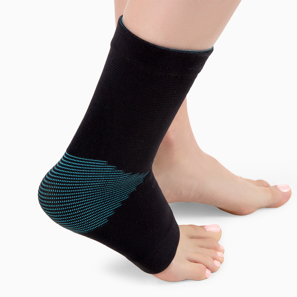 TÜRKISFARBIG-SCHWARZ GRÖßE XL KNÖCHELBANDAGE HMS