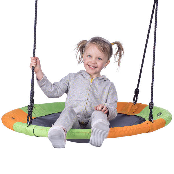 ORANGE-GREEN DM. 90 CM NESTSCHAUKEL NILS CAMP