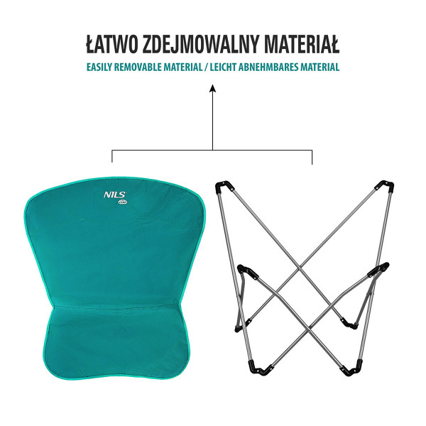 GRÜN CAMPINGSTUHL NILS CAMP