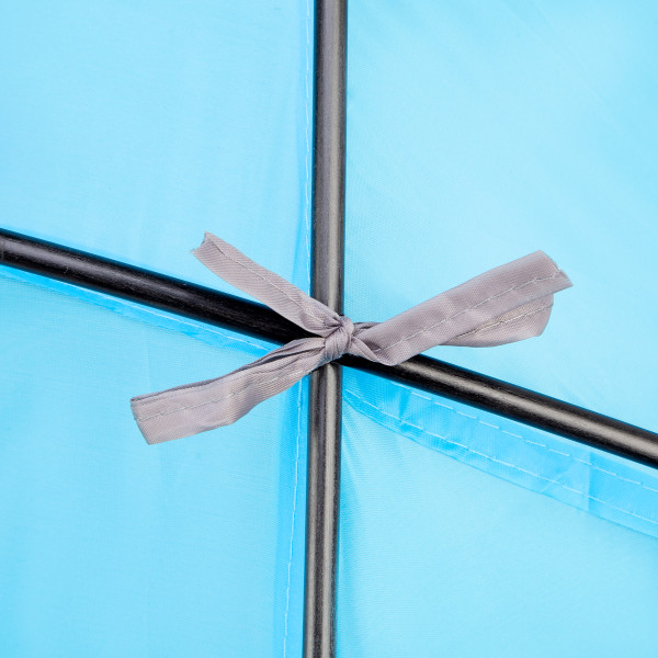 STRANDZELT SELBST AUFKLAPPBAR BLAU 220x115x115 BODEN NILS CAMP