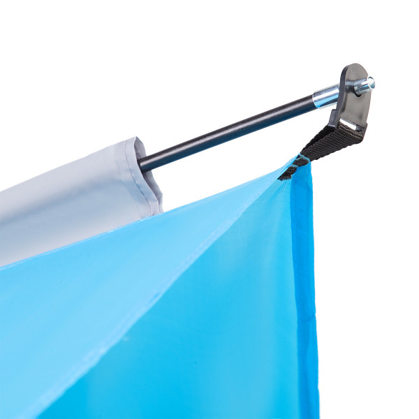 STRANDZELT SELBST AUFKLAPPBAR BLAU 220x115x115 BODEN NILS CAMP