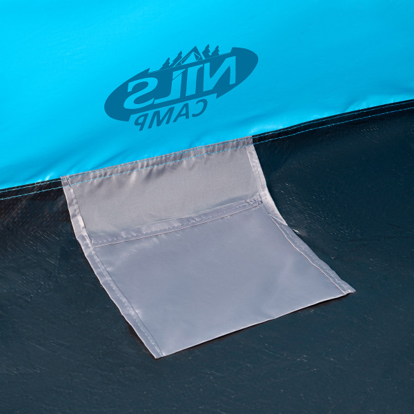STRANDZELT SELBST AUFKLAPPBAR BLAU 220x115x115 BODEN NILS CAMP