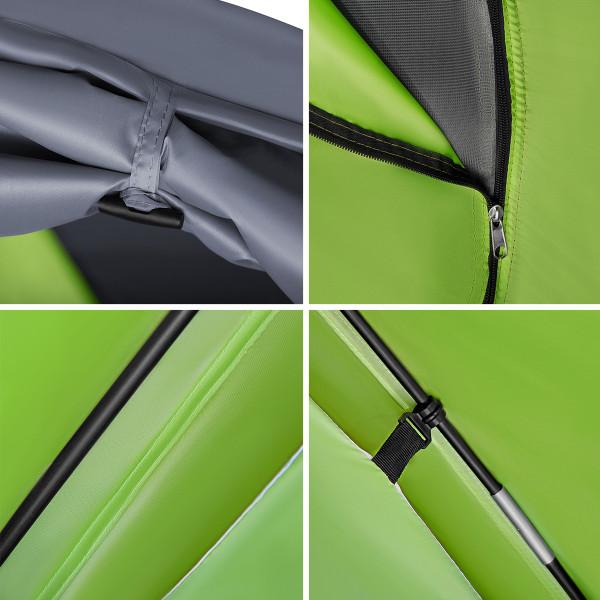 GRÜN-GRAU CAMPINGZELT DISCOVERY NILS CAMP