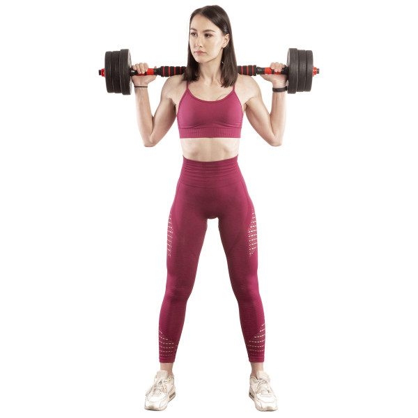 KURZHANTELN - LANGHANTEL 15 KG HMS