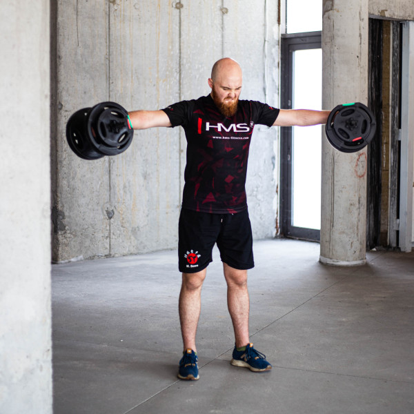 (2 TEILE) KURZHANTEL 40 KG HMS