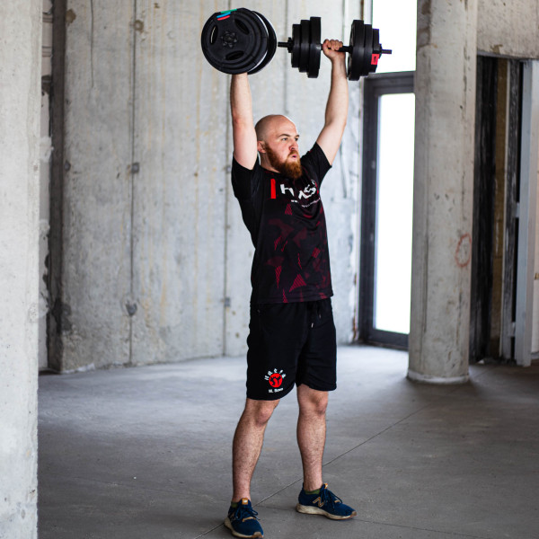 (2 TEILE) KURZHANTEL 40 KG HMS