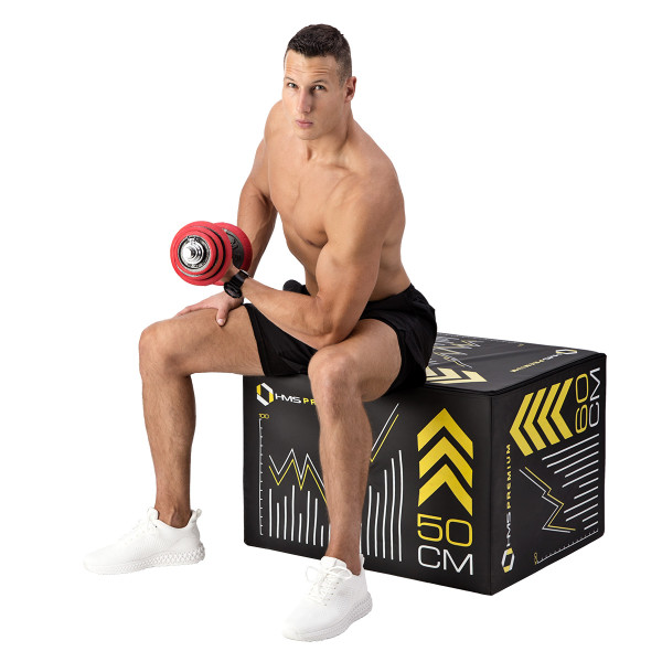 SET KURZHANTELN MIT GUMMIBESCHICHTUNG 20KG HMS