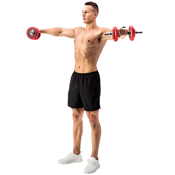 SET KURZHANTELN MIT GUMMIBESCHICHTUNG 20KG HMS