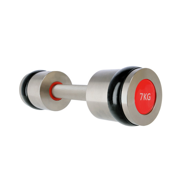 2 x 7 KG VERCHROMTE KURZHANTELN HMS PREMIUM