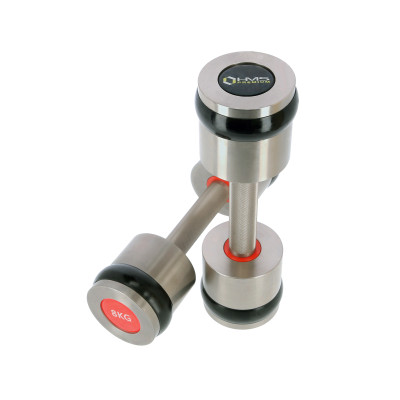 2 x 8 KG VERCHROMTE KURZHANTELN HMS PREMIUM