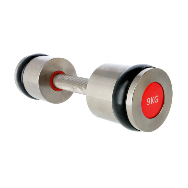 2 x 9 KG VERCHROMTE KURZHANTELN HMS PREMIUM