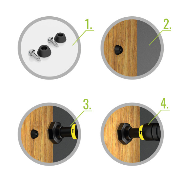 KLIMMZUGSTANGE 90-130 CM HMS PREMIUM