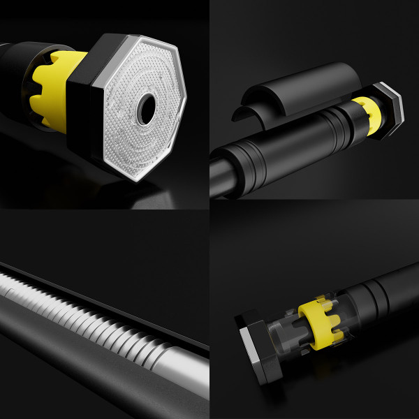 KLIMMZUGSTANGE 90-130 CM HMS PREMIUM