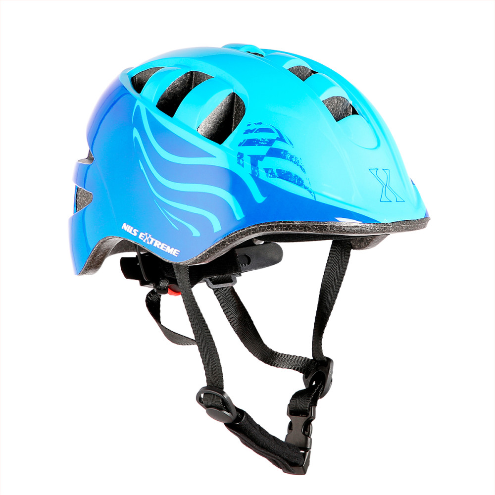 BLAU GRÖßE XS (48-55CM) HELM FÜR KINDER NILS EXTREME