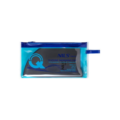 EINFARBIG SL02 HELLGRAU BADEKAPPE SILIKON NILS AQUA