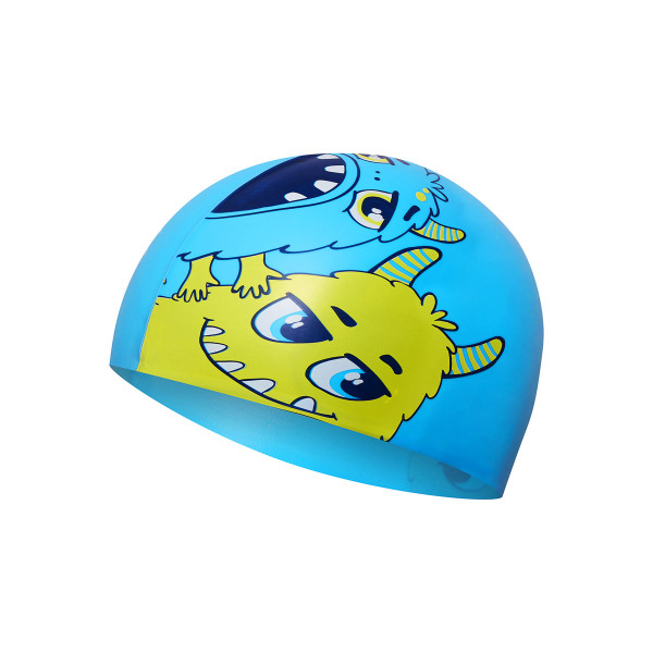 MONSTER BLUE BADEKAPPE FÜR KINDER SILIKON NILS AQUA