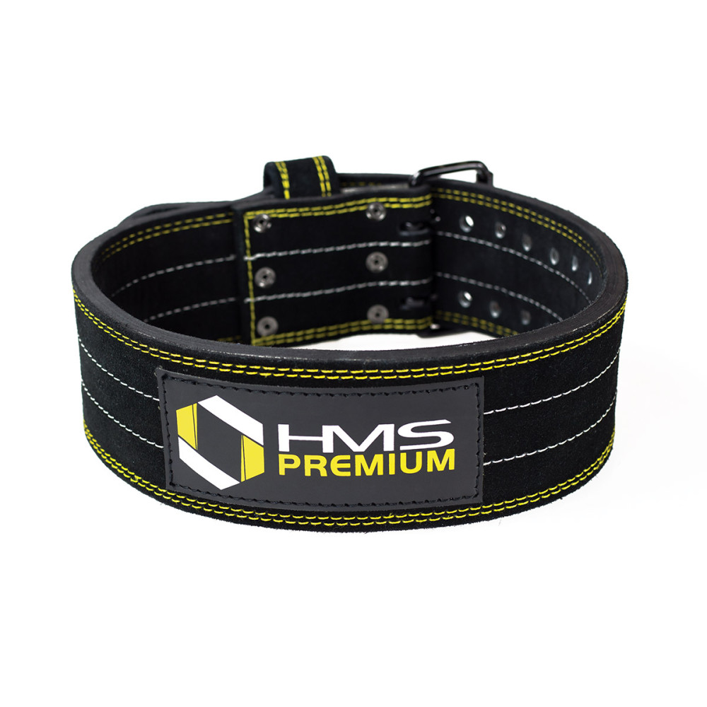 BLACK GEWICHTHEBERGÜRTEL GRÖßE XL HMS PREMIUM