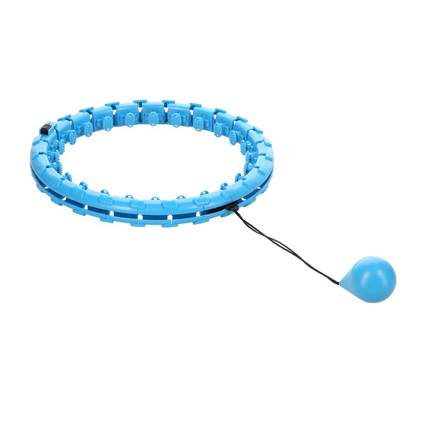 BLUE HULA-HOOP-REIFEN MIT SCHWERKRAFTBALL