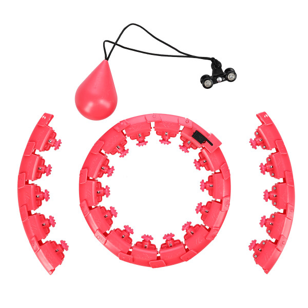 RED HULA-HOOP-REIFEN MIT SCHWERKRAFTBALL