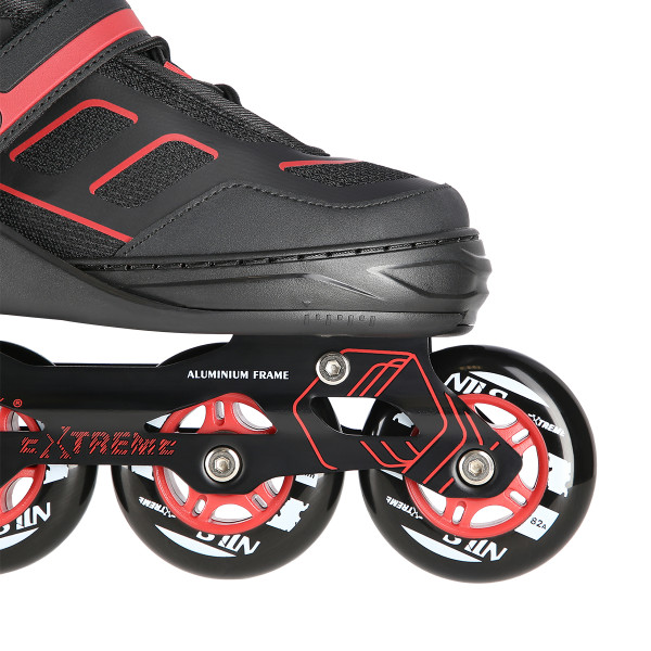 A SCHWARZ-ROT GRÖßE M (35-38) INLINER NILS EXTREME