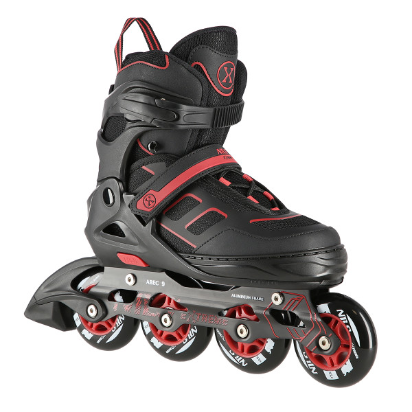 A SCHWARZ-ROT GRÖßE M (35-38) INLINER NILS EXTREME