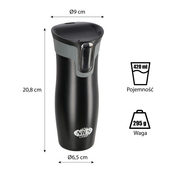 THERMOBECHER SCHWARZ NILS CAMP