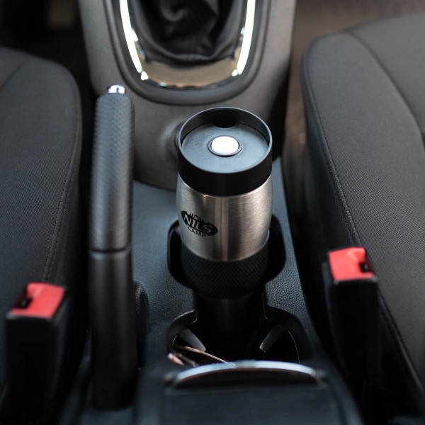 THERMOBECHER SCHWARZ-SILBERN NILS CAMP