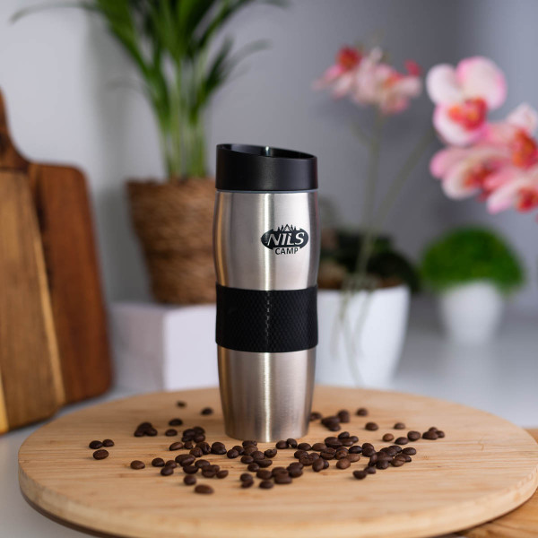 THERMOBECHER SCHWARZ-SILBERN NILS CAMP