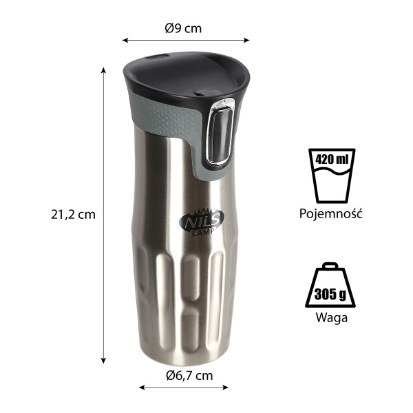 THERMOBECHER SILBERN NILS CAMP