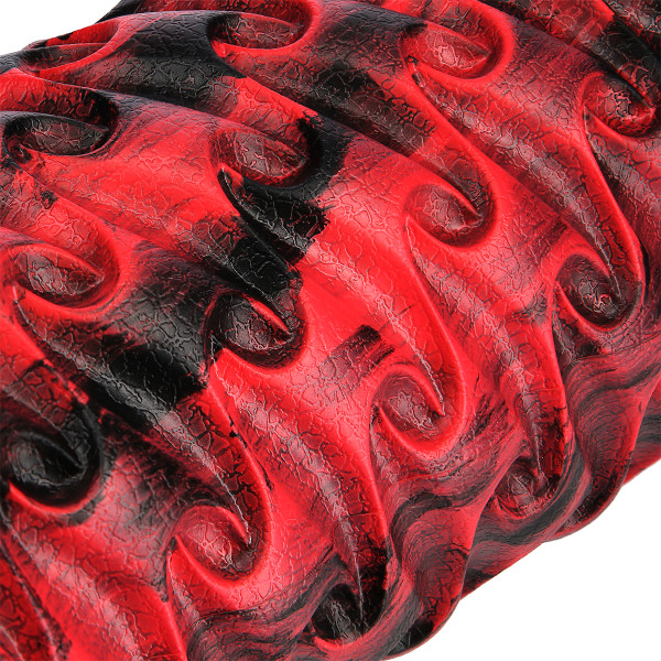 ROT-SCHWARZ 33 CM FITNESSROLLE / MASSAGEROLLE HMS