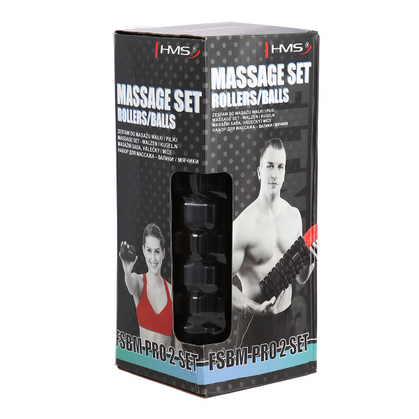 PRO 2 SET MASSAGEROLLEN / -BÄLLE HMS