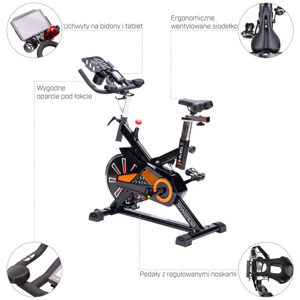 ORANGE INDOOR-HEIMTRAINER 15KG HMS