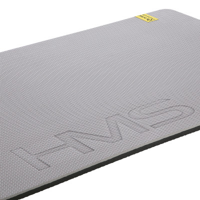 HELLGRAU-SCHWARZ FITNESSMATTE MIT DEN ÖSEN 120*60 CM EVA...