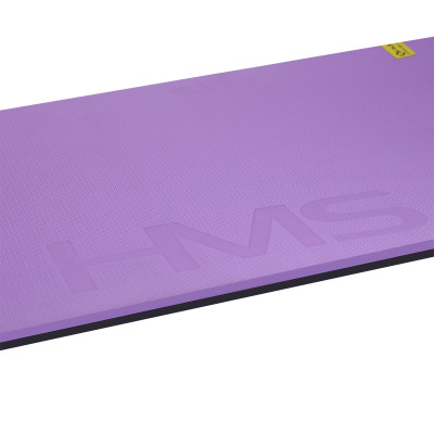 VIOLET-BLACK FITNESSMATTE MIT ÖSEN HMS PREMIUM