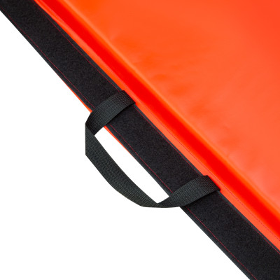 GYMNASTIKMATRATZE KLAPPBAR 2400x1200 MM ROT HMS PREMIUM