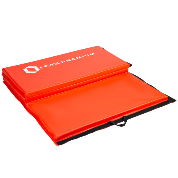 GYMNASTIKMATRATZE KLAPPBAR 2400x1200 MM ROT HMS PREMIUM