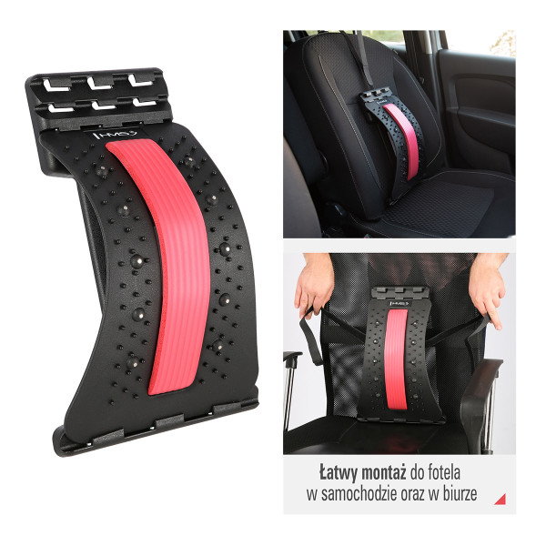 ROT RÜCKENSTRECKER MIT MAGNETEN HMS