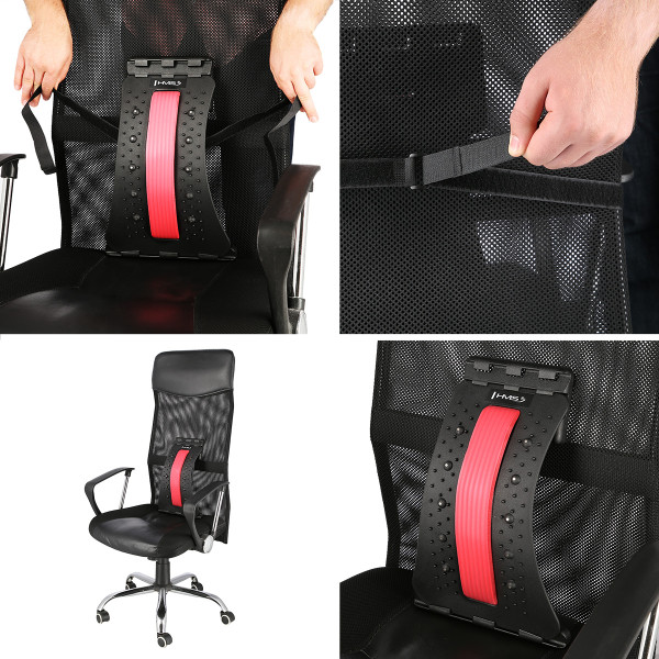 ROT RÜCKENSTRECKER MIT MAGNETEN HMS