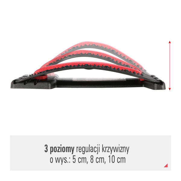 ROT RÜCKENSTRECKER MIT MAGNETEN HMS