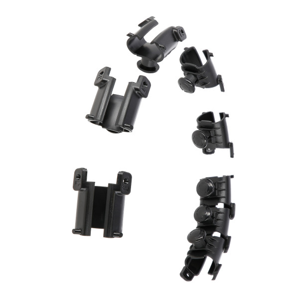 SCHWARZ HULA-HOOP-REIFEN MIT MASSAGEPUNKTEN UND SCHWERKRAFTBALL HMS