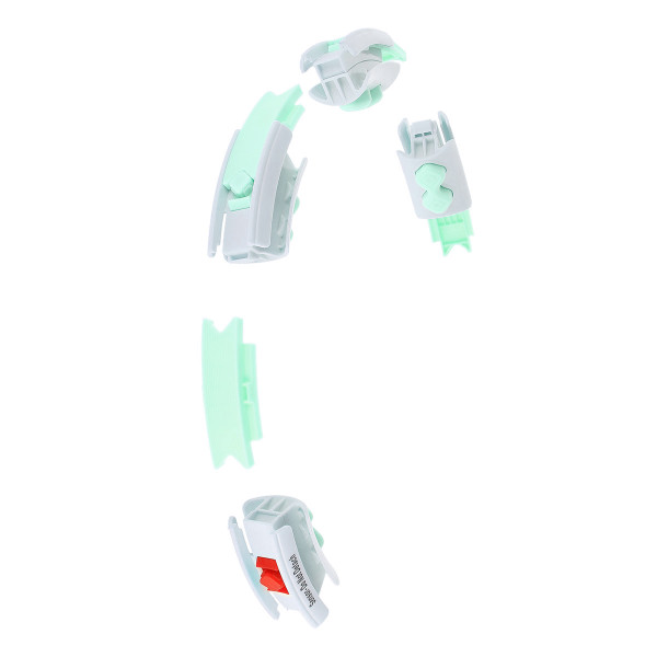 GRÜN HULA-HOOP-REIFEN MIT MASSAGEPUNKTEN UND SCHWERKRAFTBALL + ZÄHLER HMS