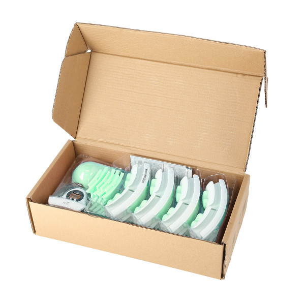 GRÜN HULA-HOOP-REIFEN MIT MASSAGEPUNKTEN UND SCHWERKRAFTBALL + ZÄHLER HMS