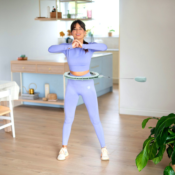 HULA-HOOP-REIFEN GREEN MIT MAGNETEN UND SCHWERKRAFTBALL + ZÄHLER HMS