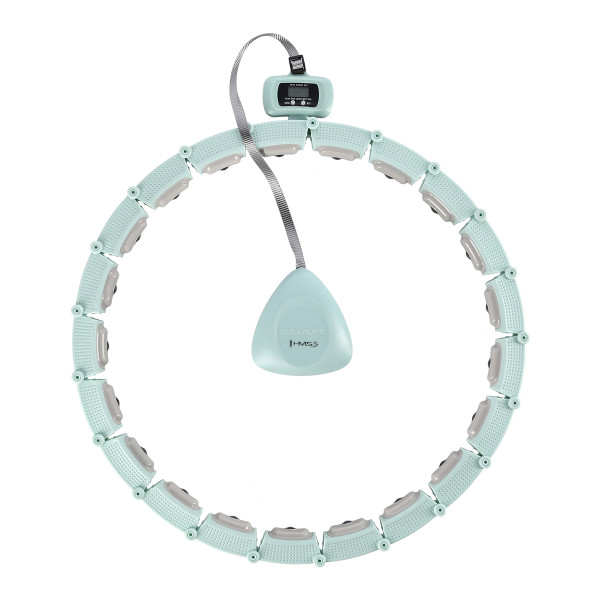 HULA-HOOP-REIFEN GREEN MIT MAGNETEN UND SCHWERKRAFTBALL + ZÄHLER HMS